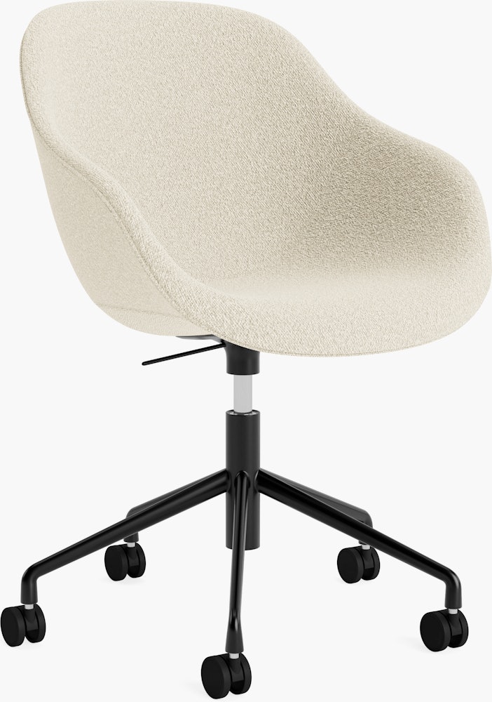 AAC 153 - Uph Task Armchair - Flamiber, A5 Cream - Black