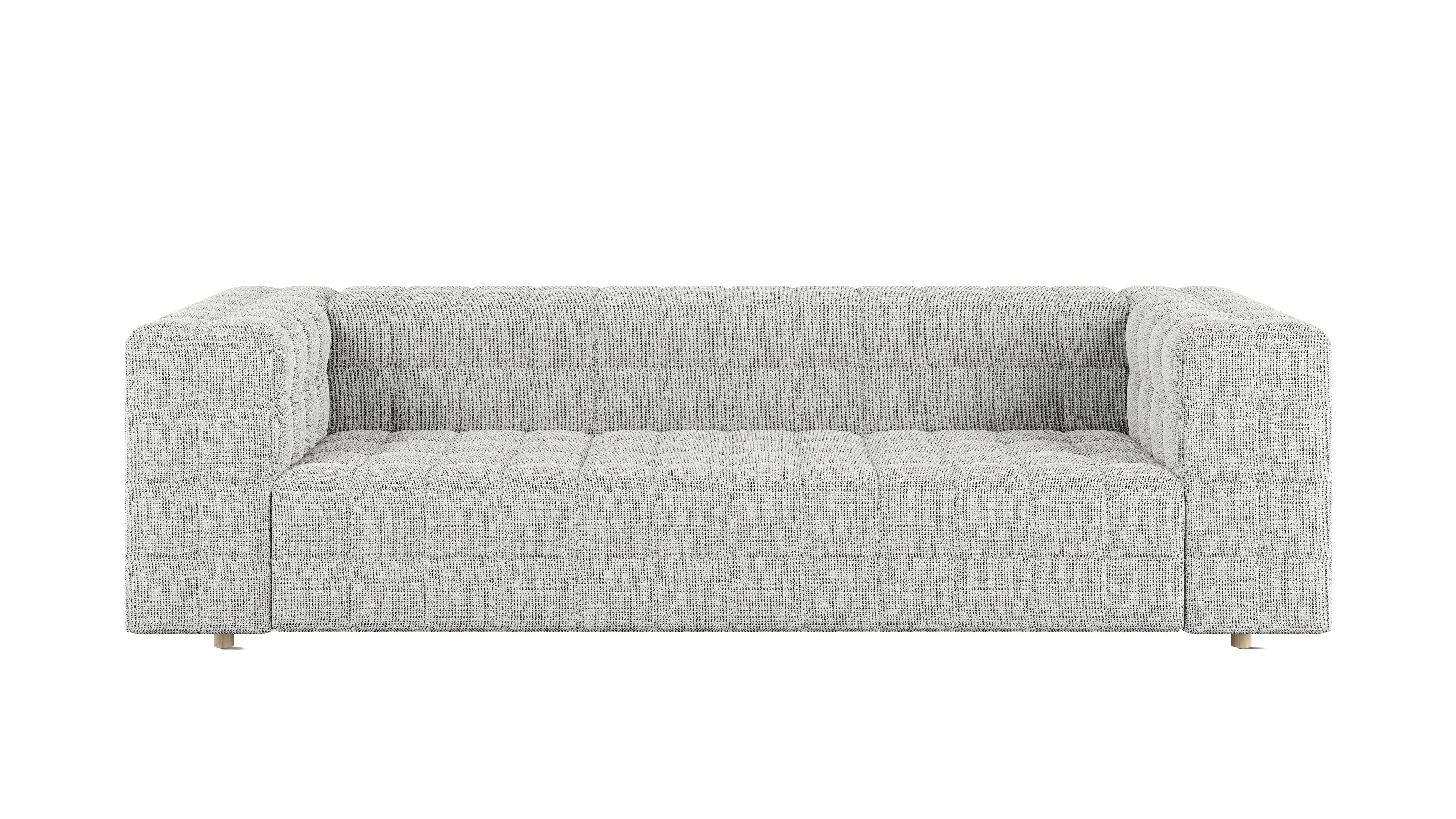 Rapport Sofa 3 Seater in Capri Silver with Ash Legs