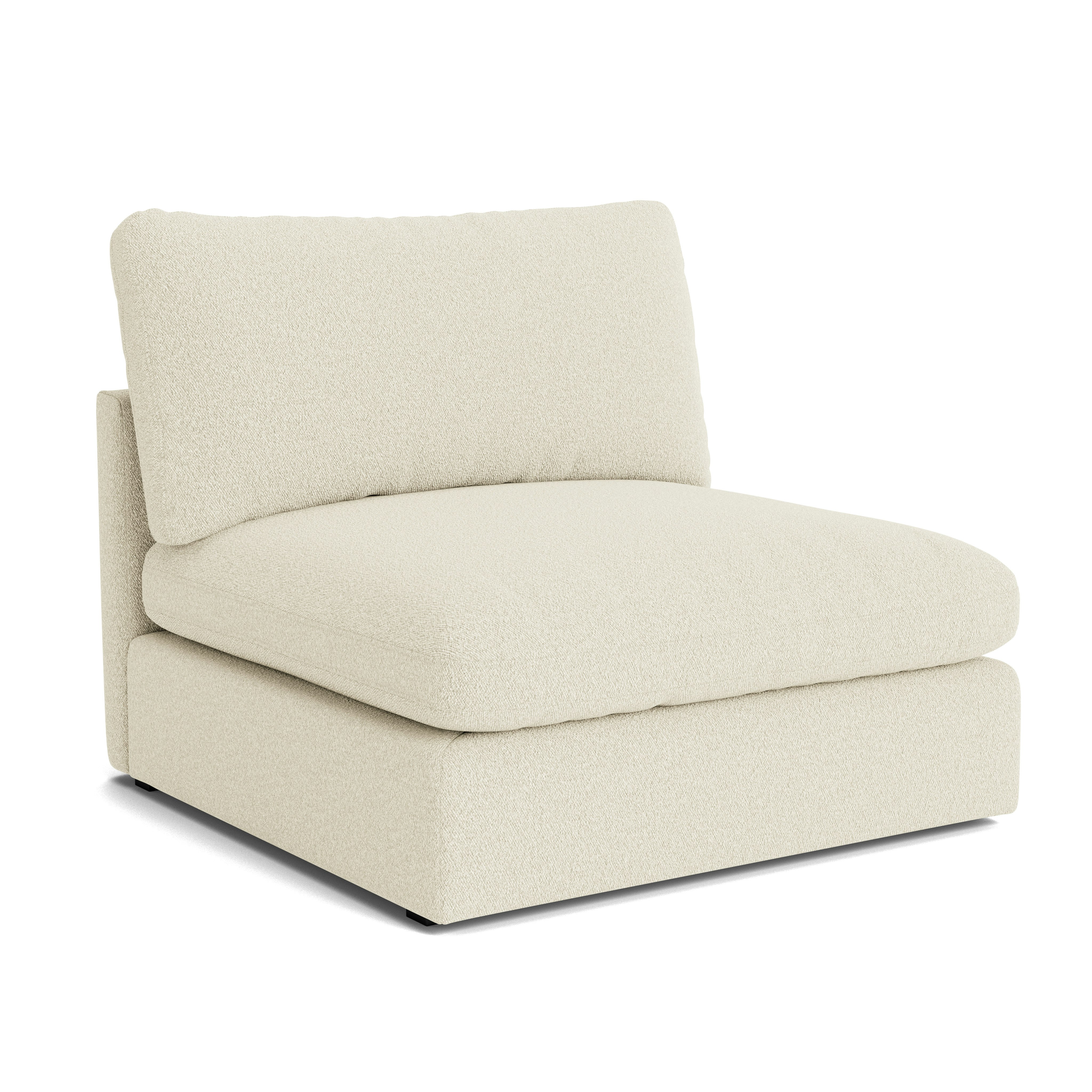 Hackney Lounge Compact Single Seater - Flamiber, A5 Cream