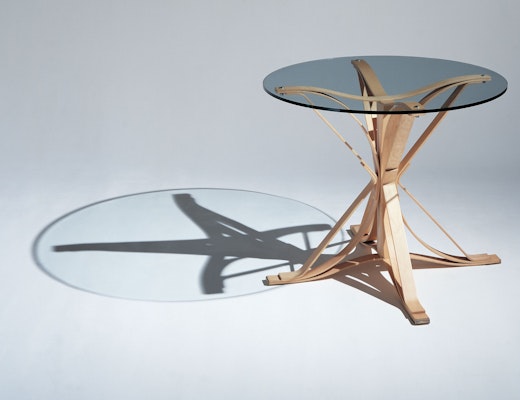Knoll Frank Gehry Bentwood Face Off Table