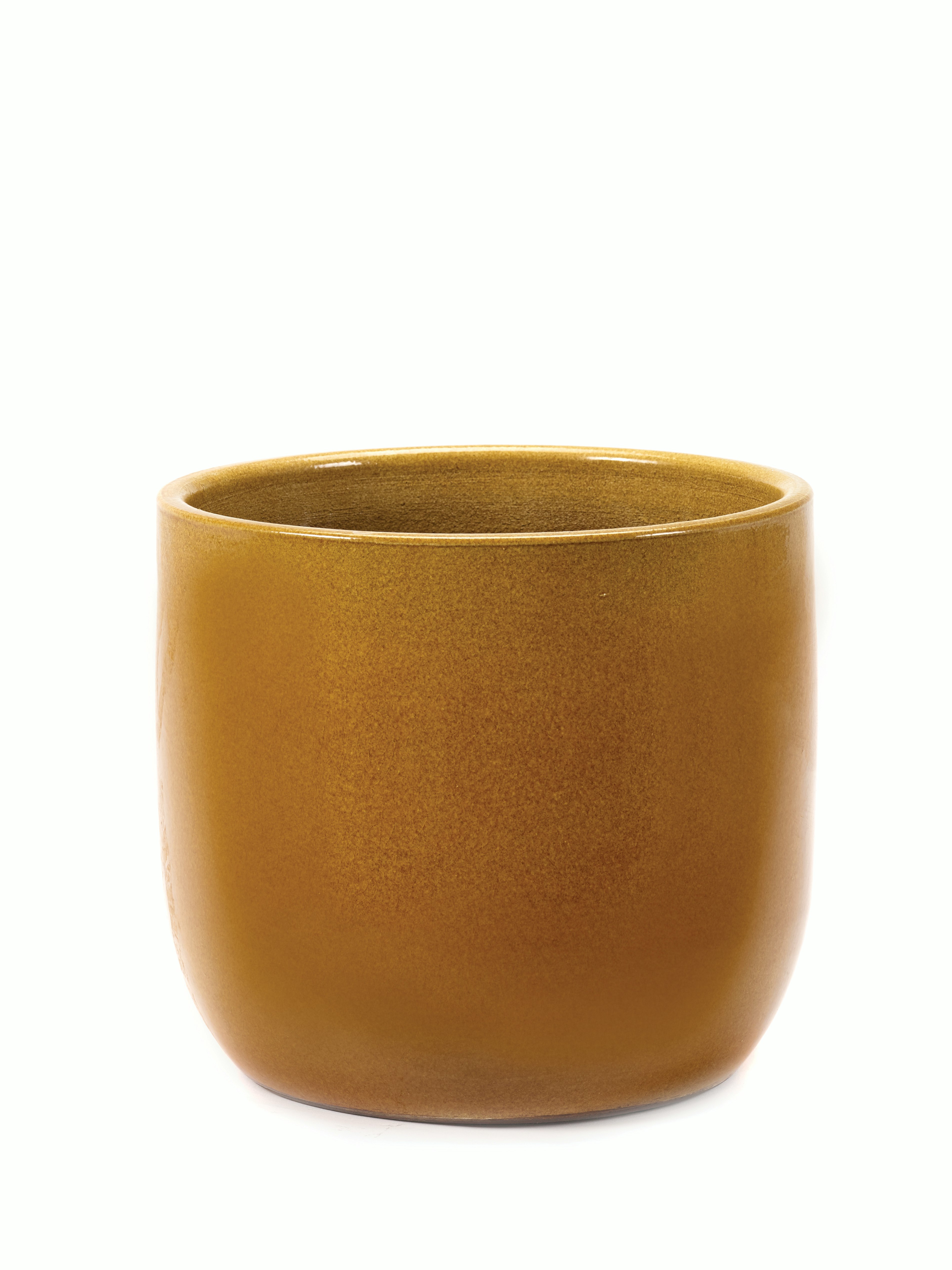 Glazed Shades Tabletop Pot
