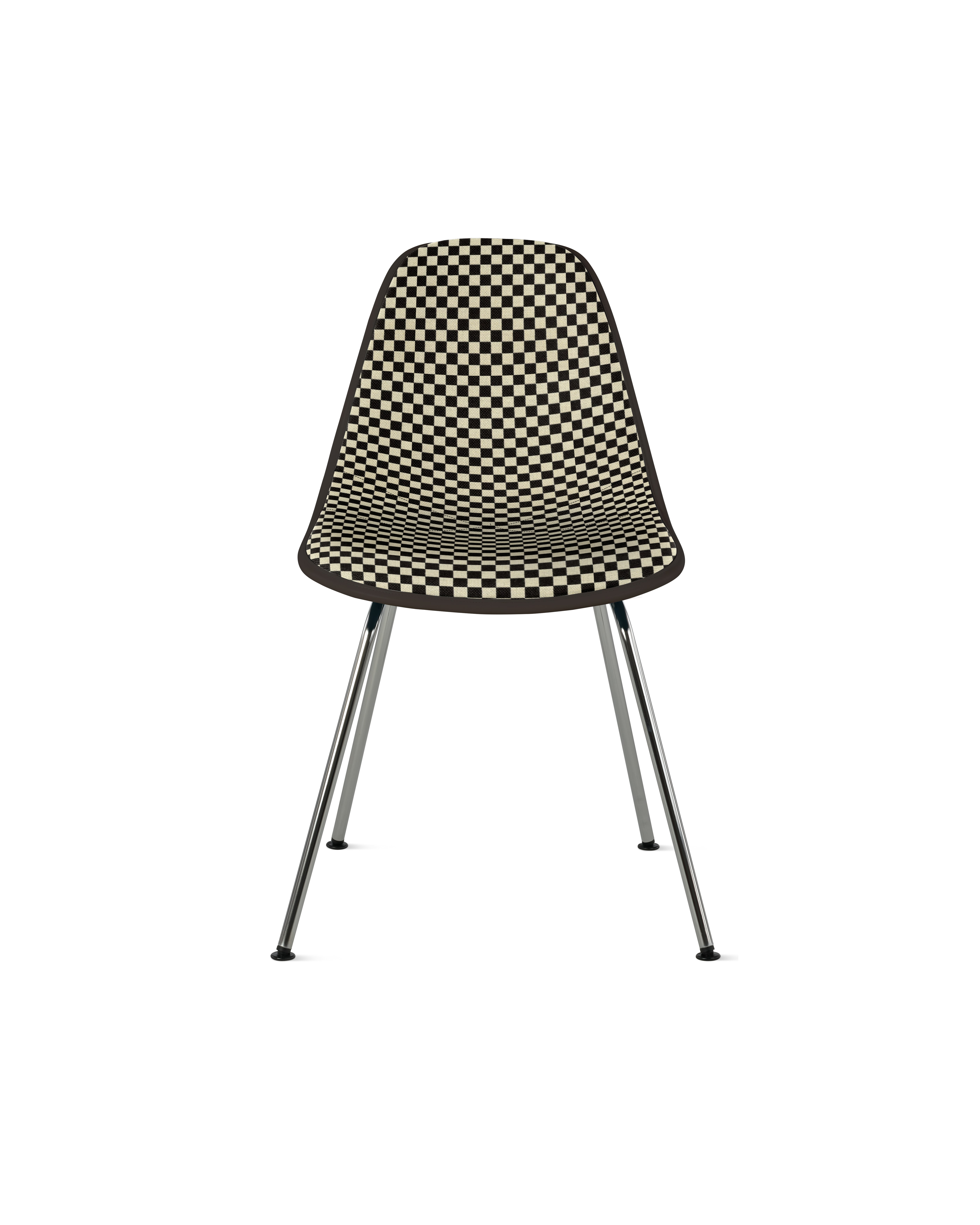 Eames Upholstered Molded Plastic Side Chair