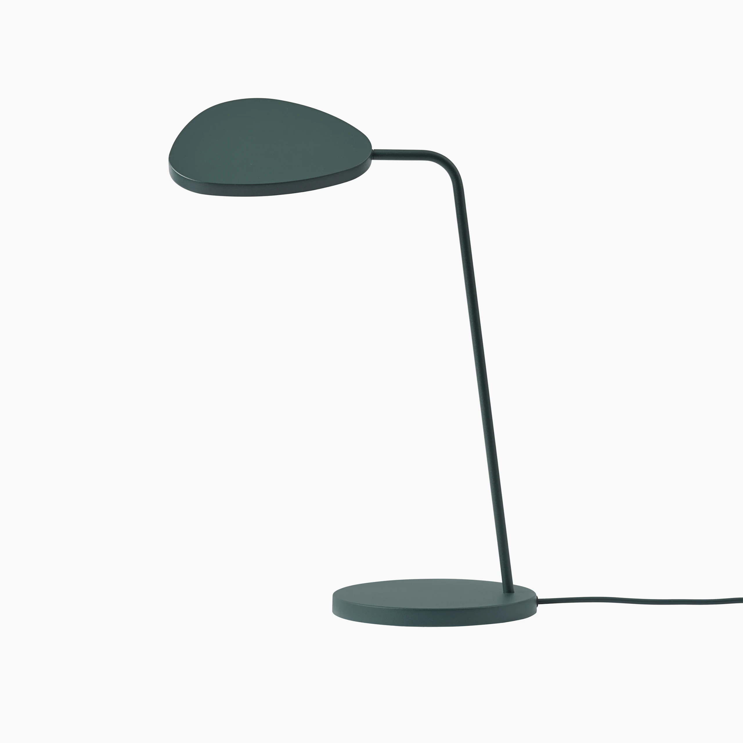 Leaf table dark green