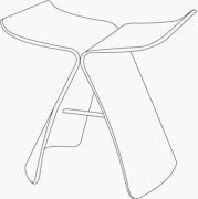 Yanagi Butterfly Stool