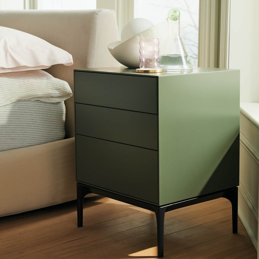 Lauki Bedside Table with Leg