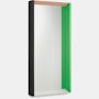 Colour Frame Mirror,  Green/Pink,  Medium