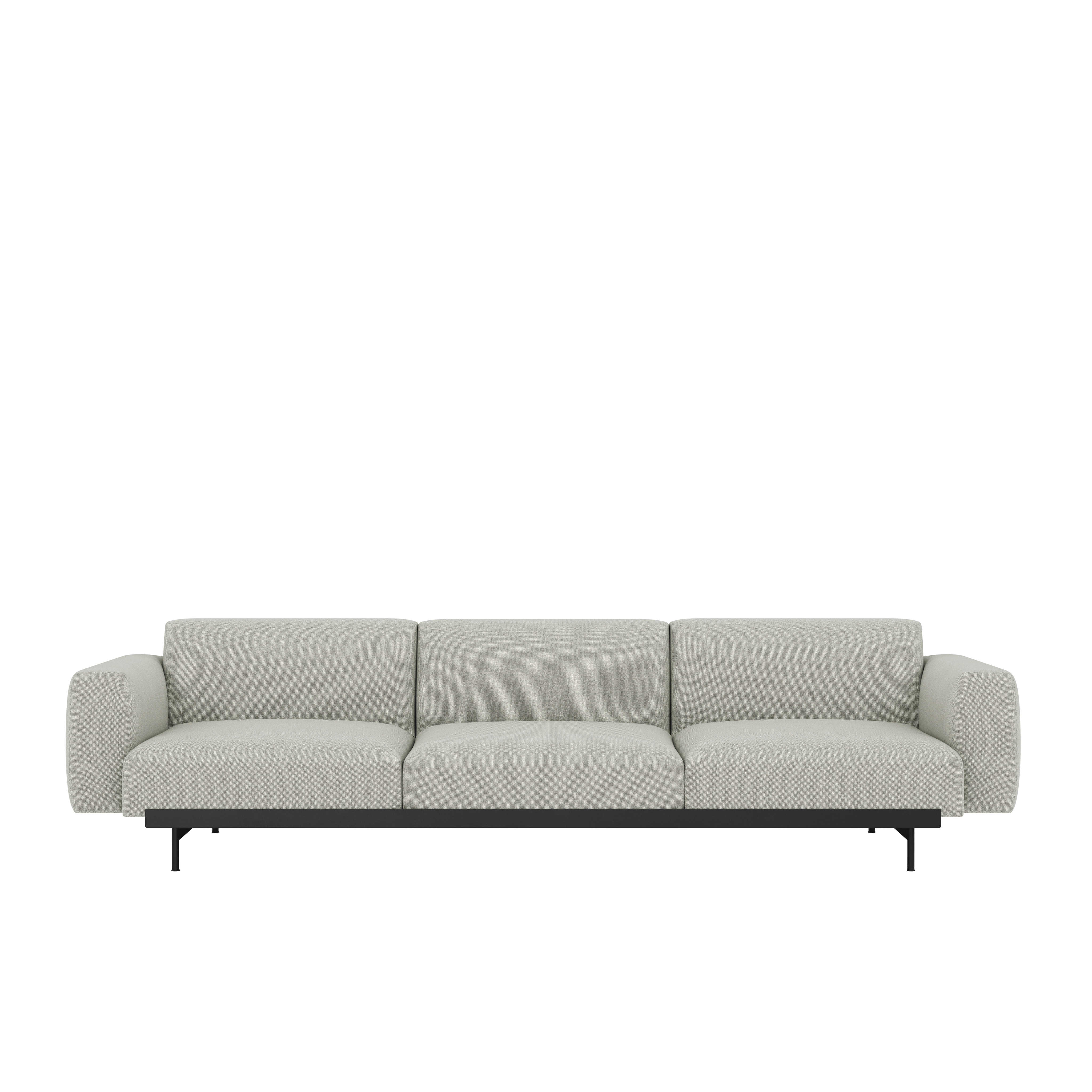 In Situ Modular Sofa- 3 Seater Sofa,  Configuration 1,  Clay,  12 Light Grey