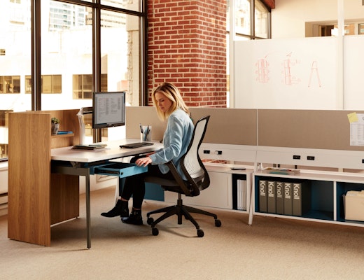 focused individual workspaces open plan power electric 
