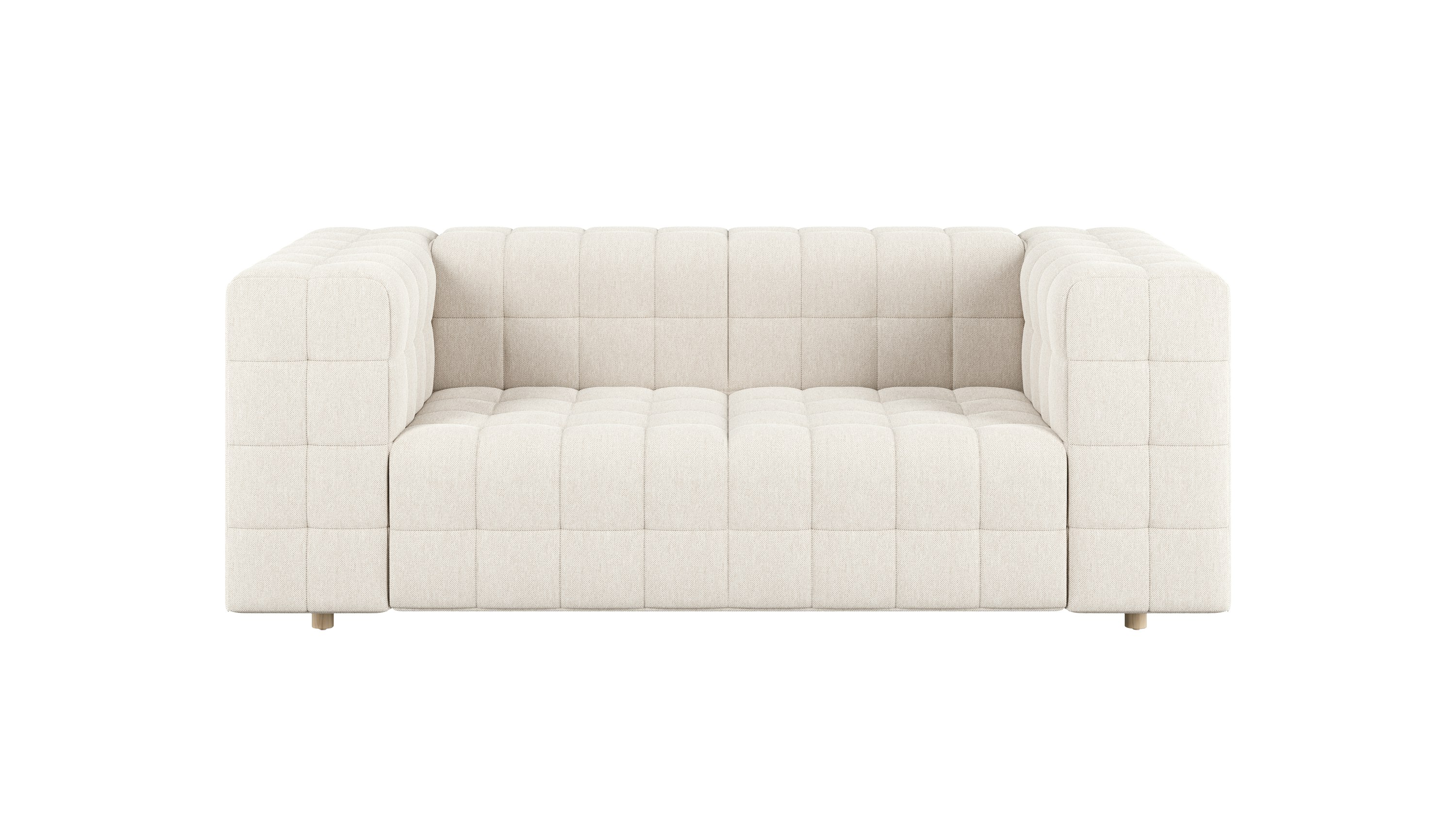 Rapport Sofa 2 Seater in Mode Clavicle with Ash Legs