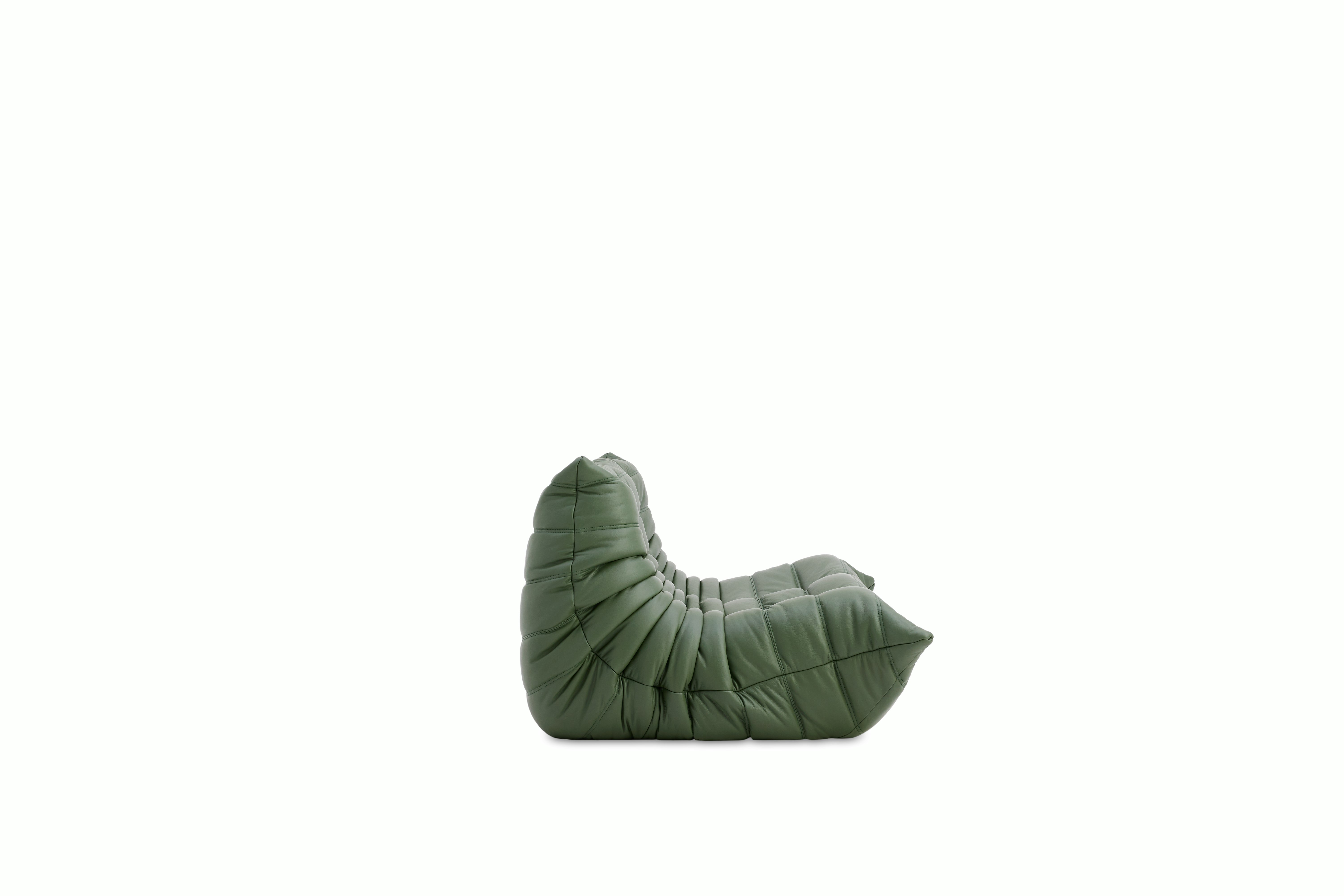 TOGO Loveseat - Opera Leather,  olive