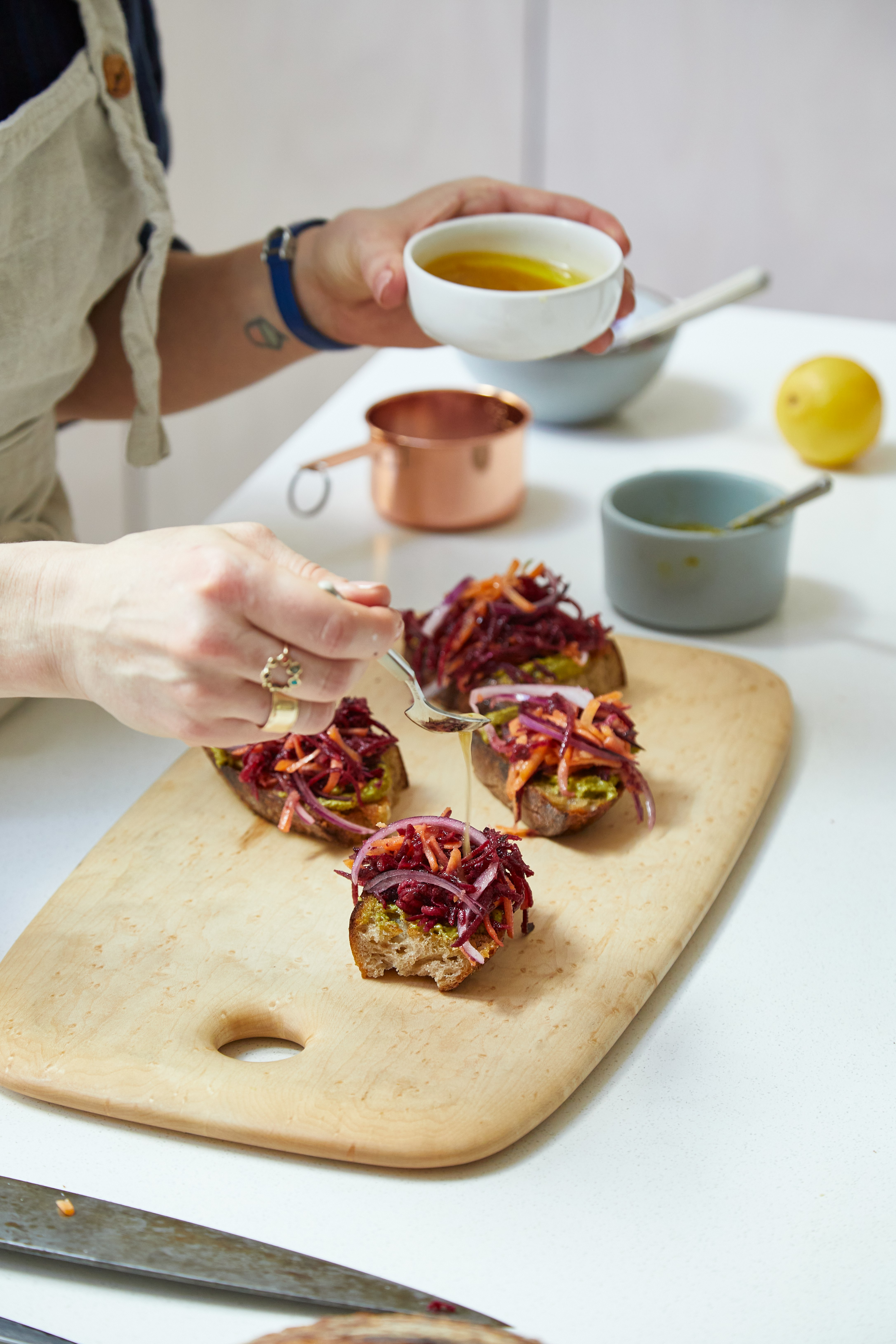 Julia Sherman Art of Hosting,  Edward Wohl Cutting Board