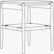 Risom T.303 Side Table