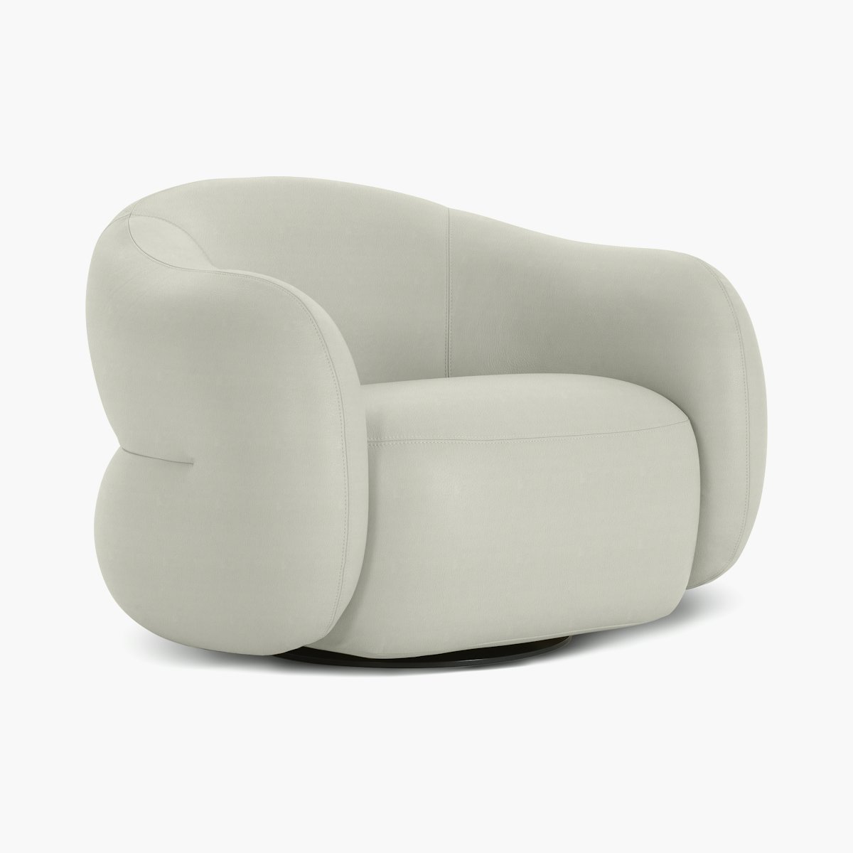 Soffi Swivel Chair, Leather