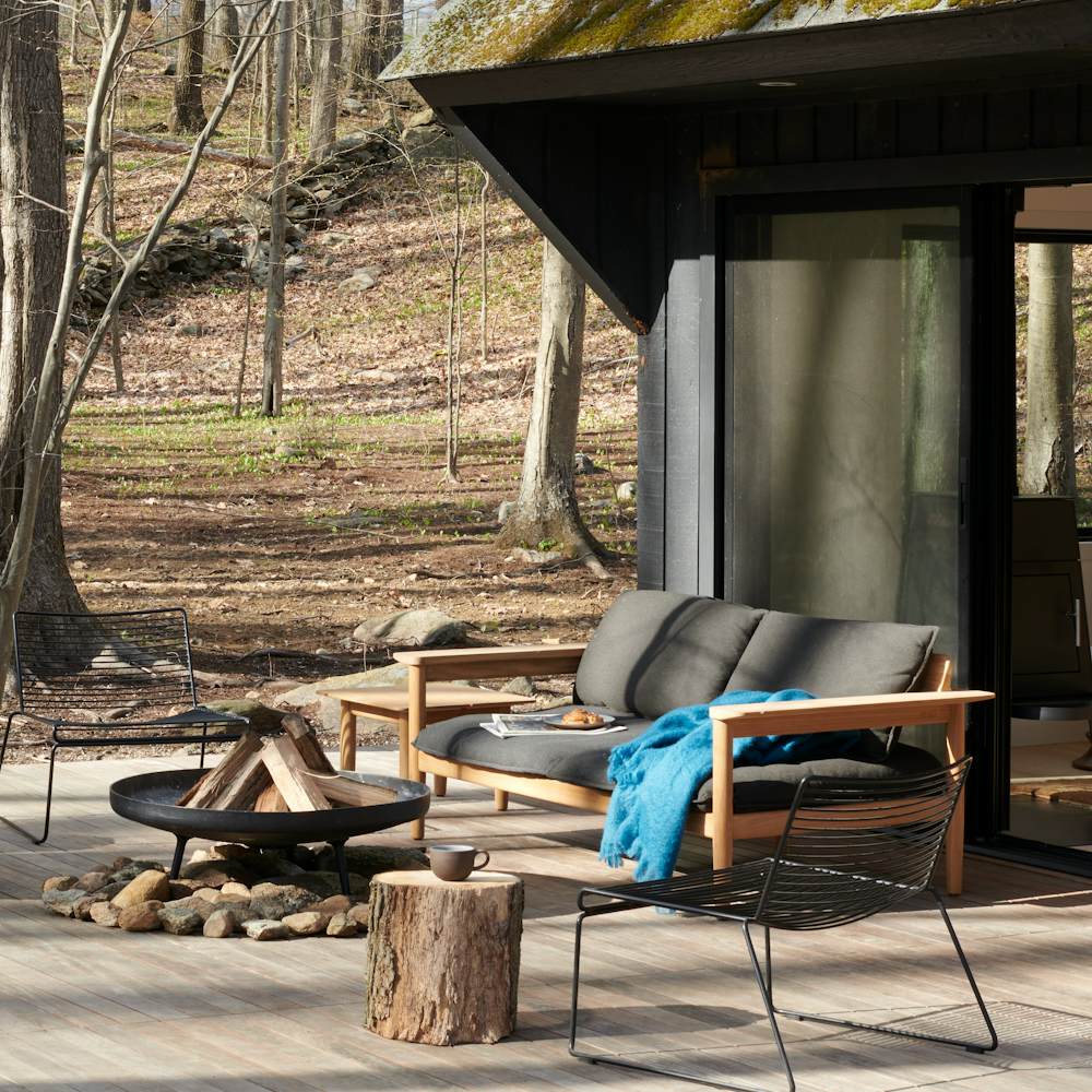 Katie LeClercq: Voido Rocker, Hee Lounge Chair, Terassi Sofa, Deco Fire Bowl