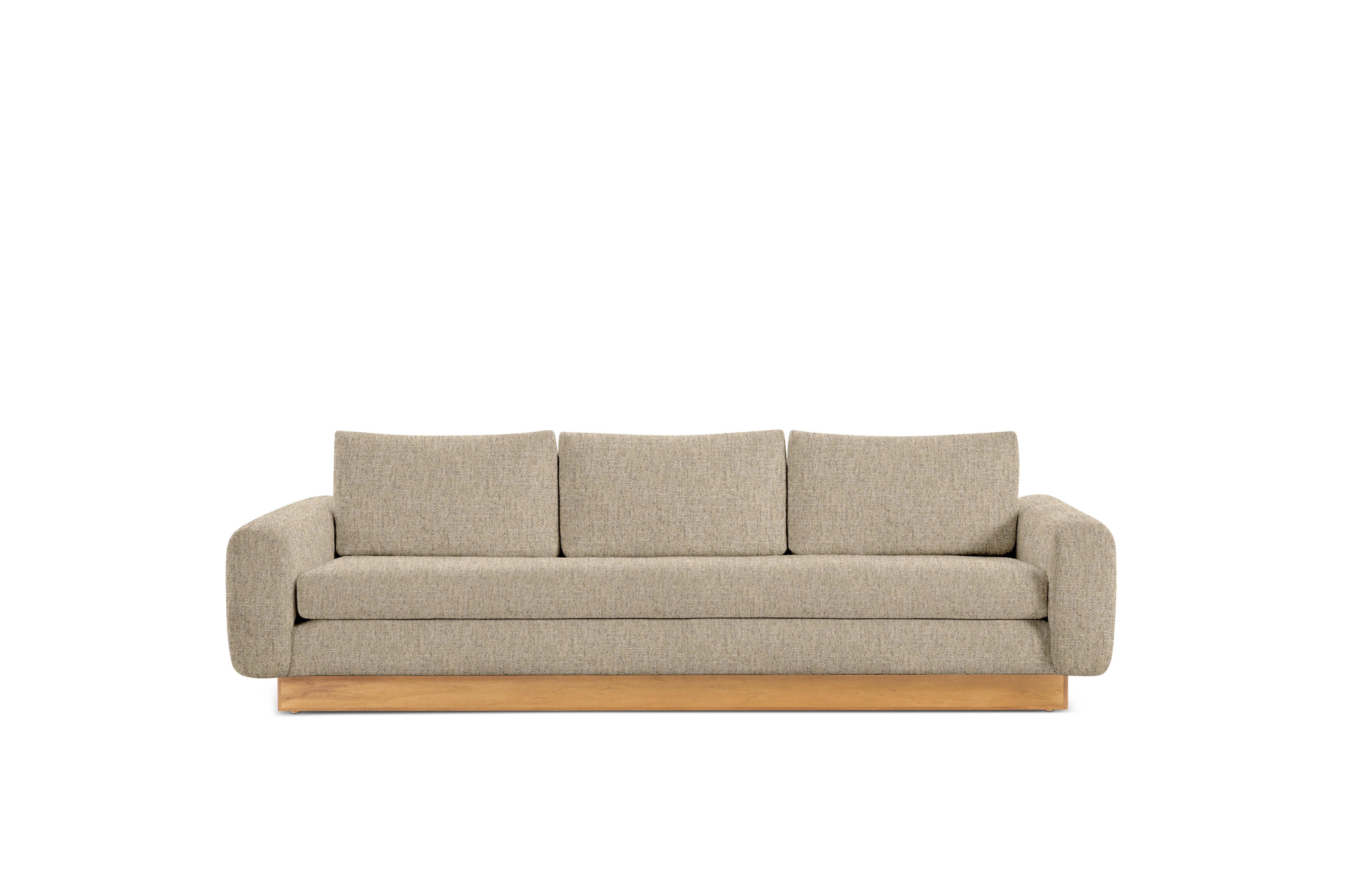 Mesa Sofa - Novato,  Dune,  Oak