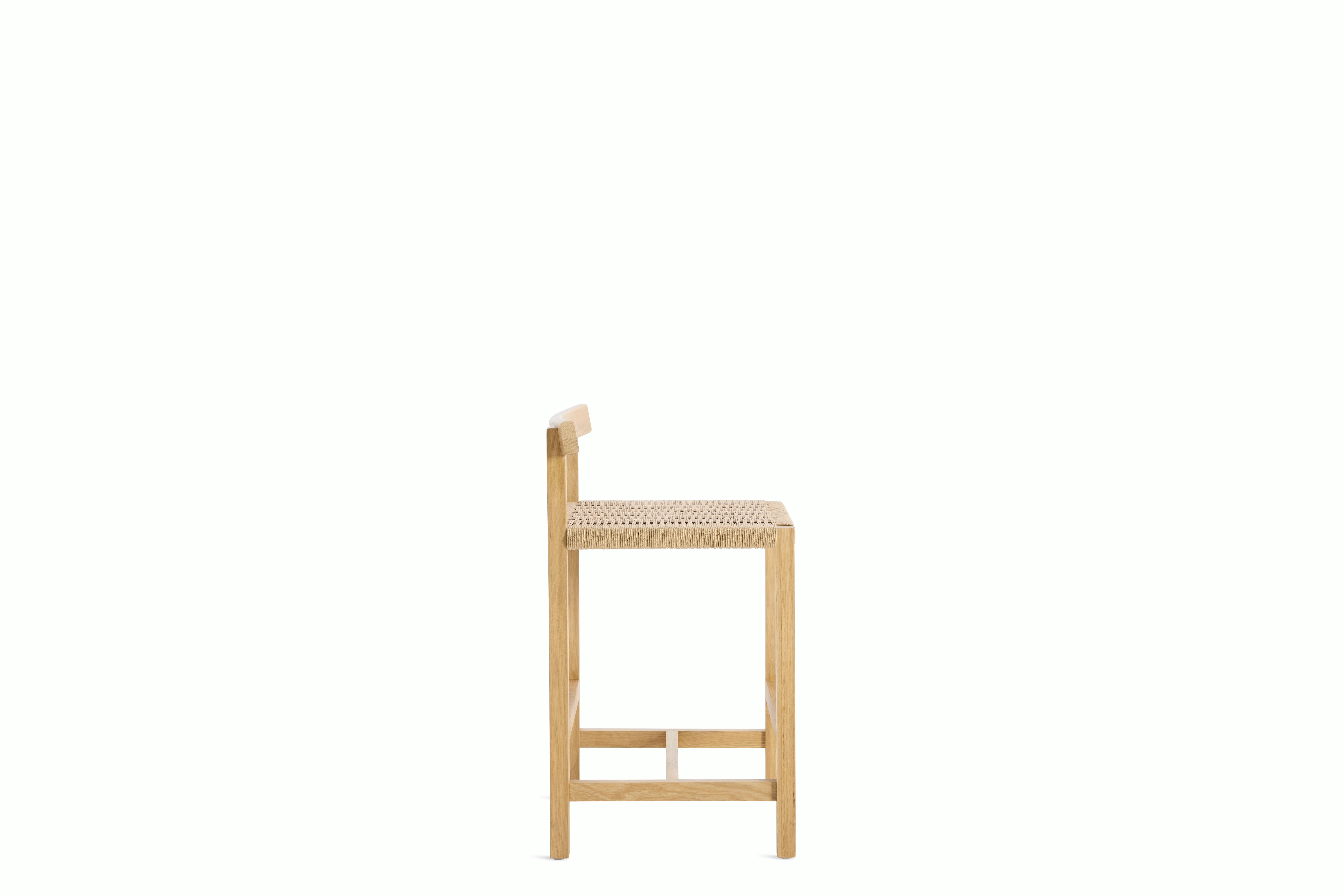 Koi Counter Stool - white-oak