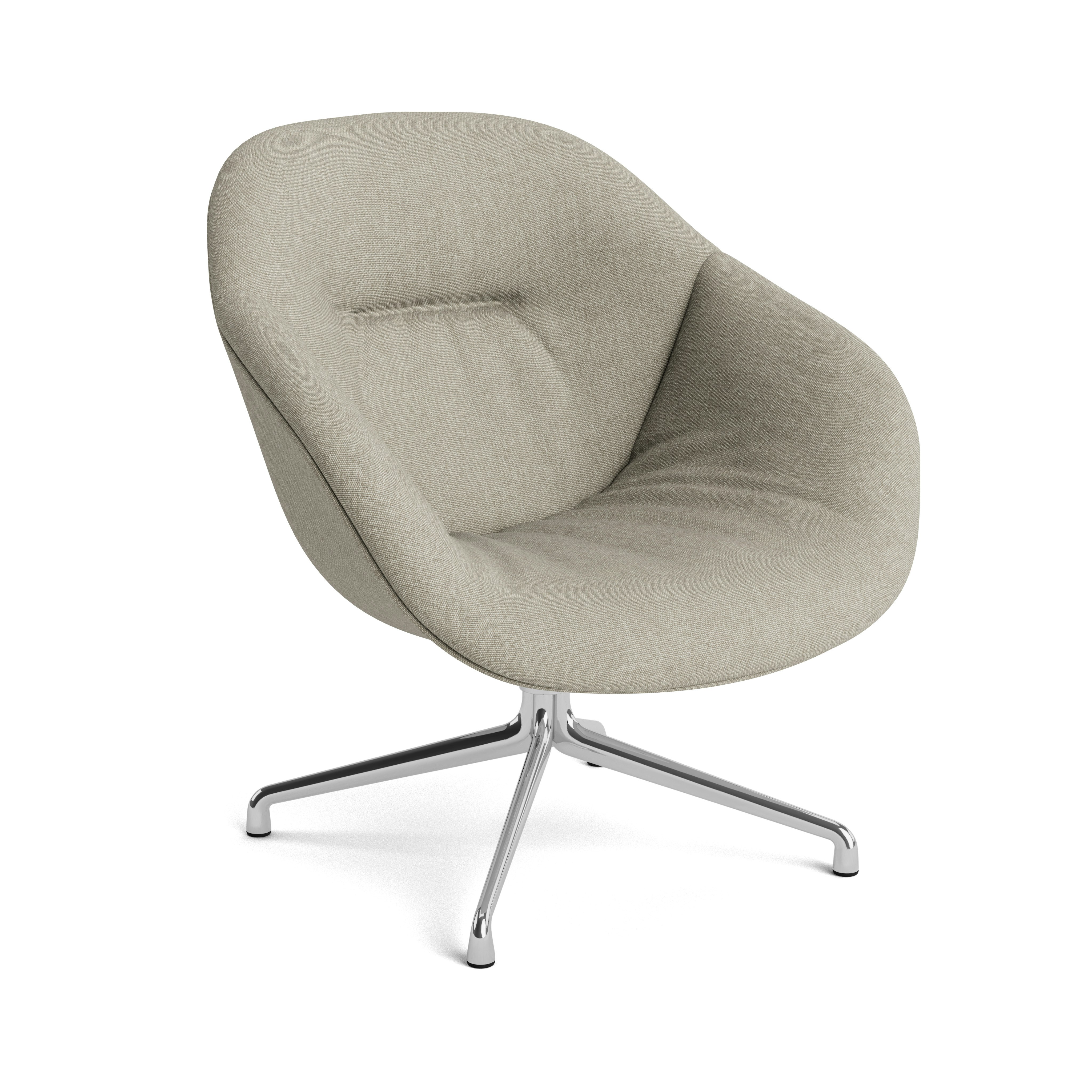 AAL 81 Swivel Chair, Low Back - Soft, Metaphor, Gazebo, Polished Aluminum