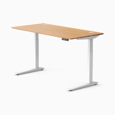 Jarvis Bamboo Standing Desk Jarvis Bamboo Standing Desk, Rectangle