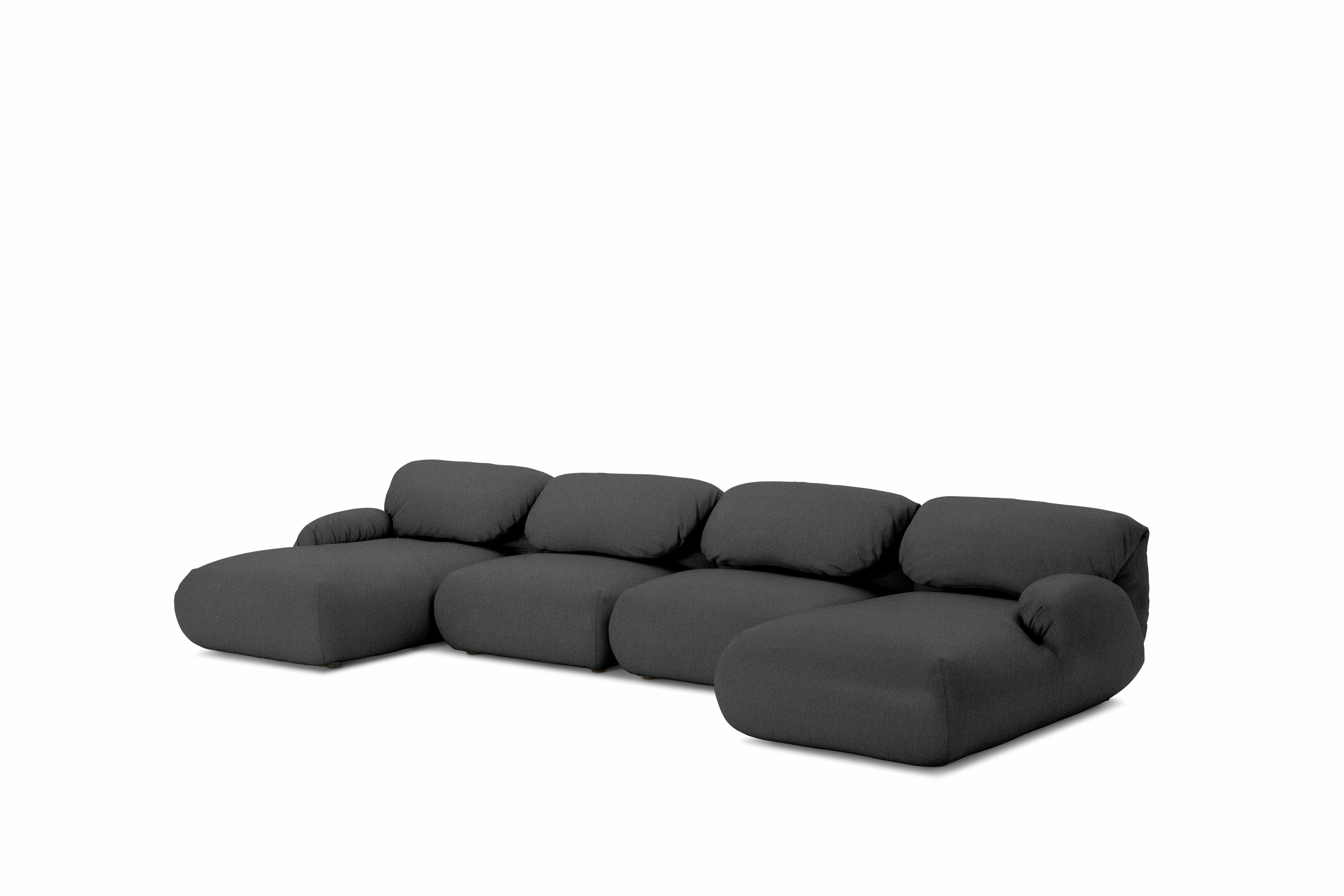 Luva Modular Double Chaise Sectional