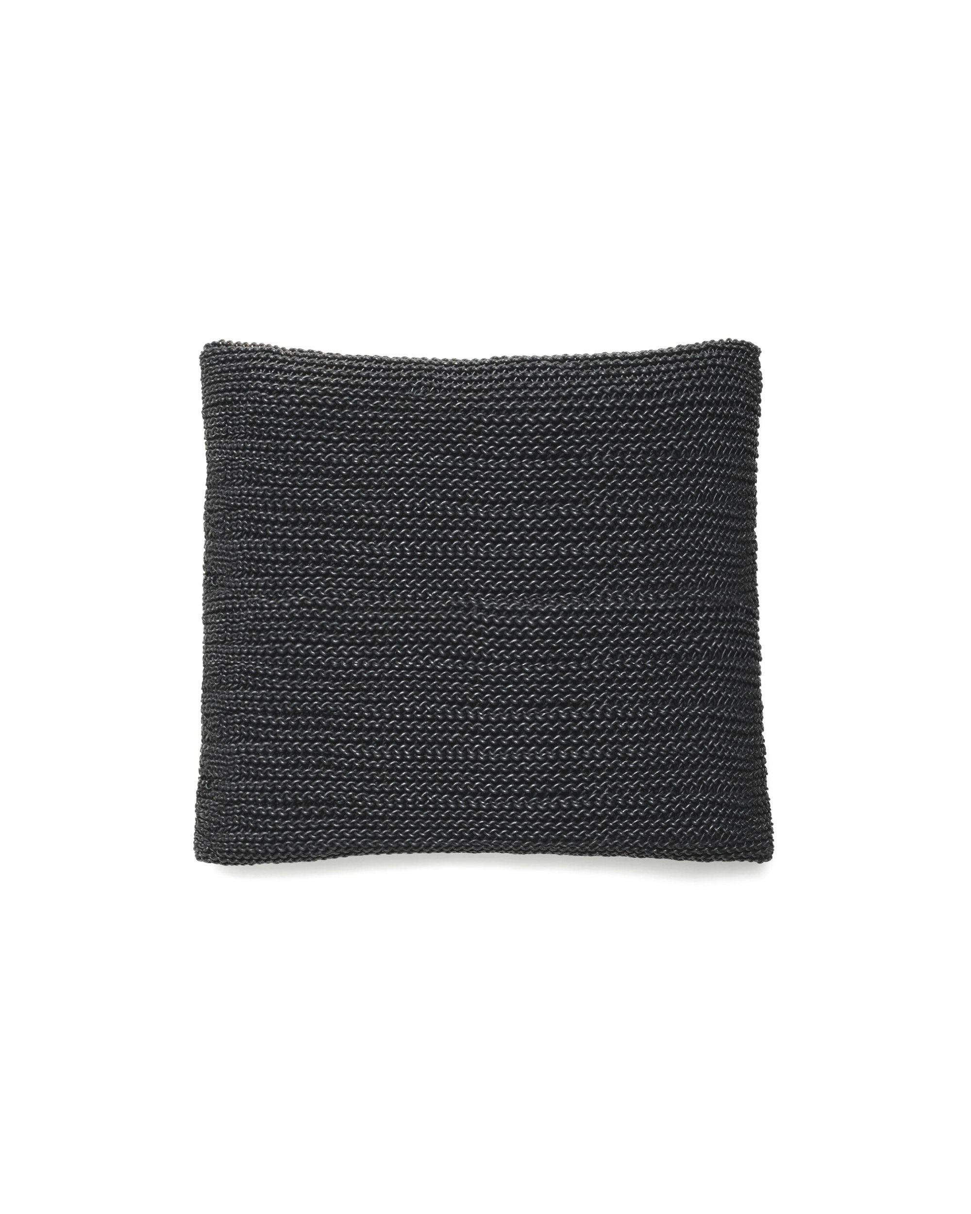 The Signature Leather Pillow - 20inch x 20inch, Slate Grey