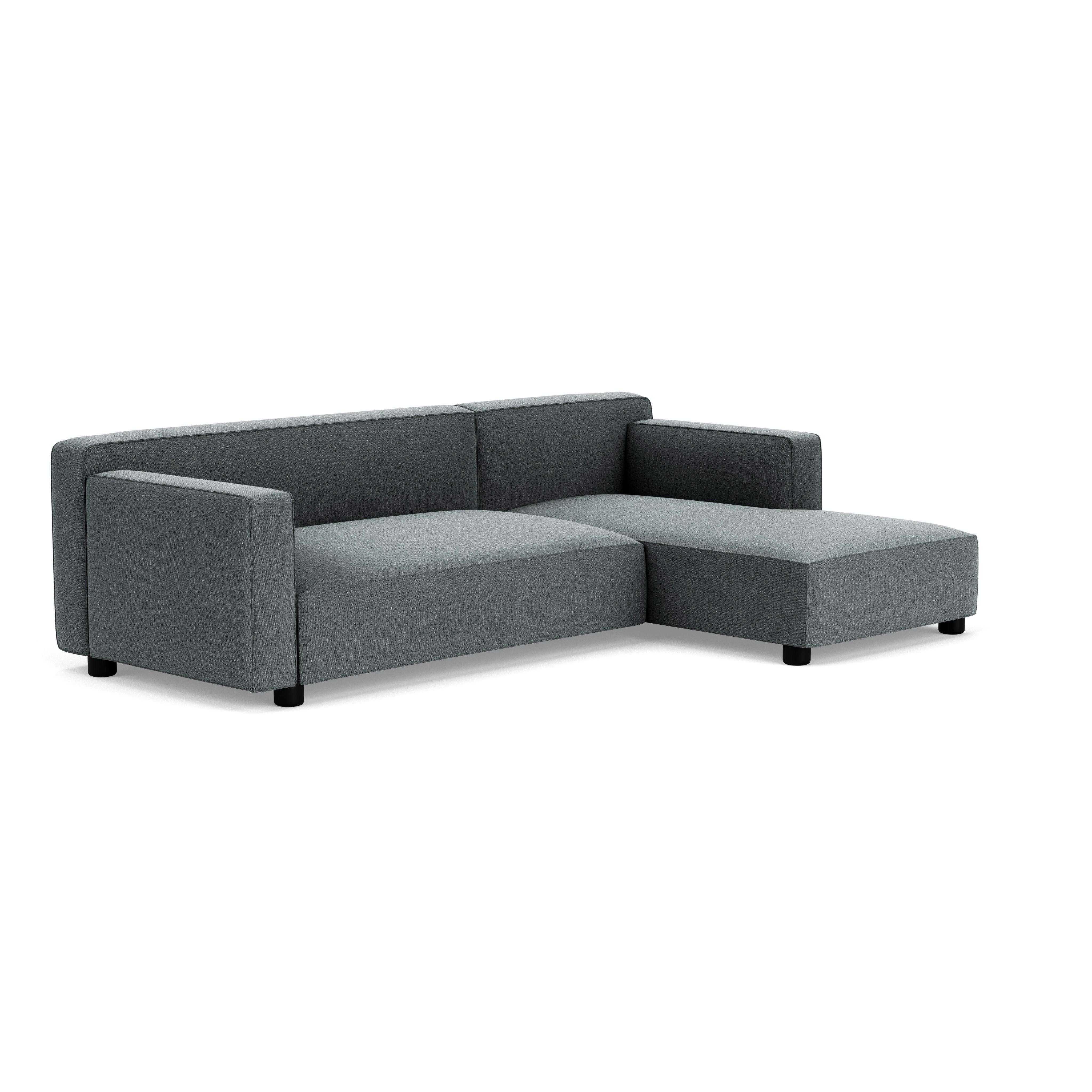 Barber Osgerby Asymetric Sectional - Left, Hourglass, Iron, Jet Black