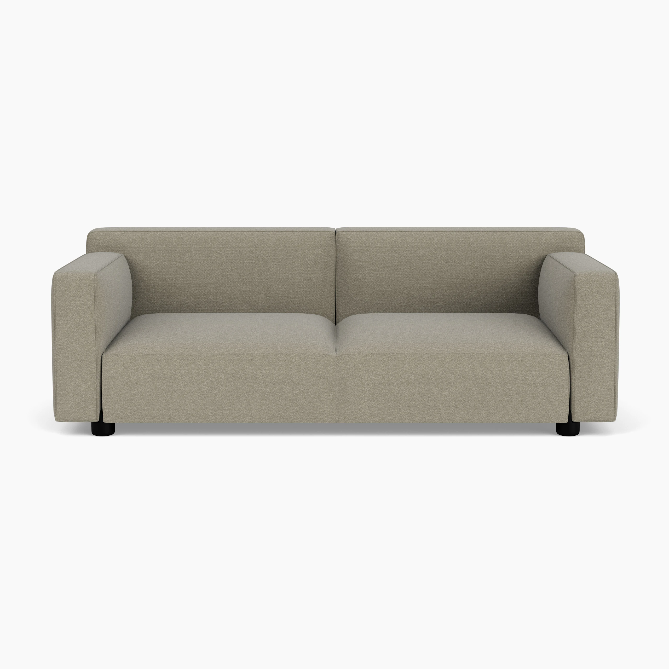 Barber Osgerby Sofa - Three Seater, Classic Boucle, Transit, Jet Black