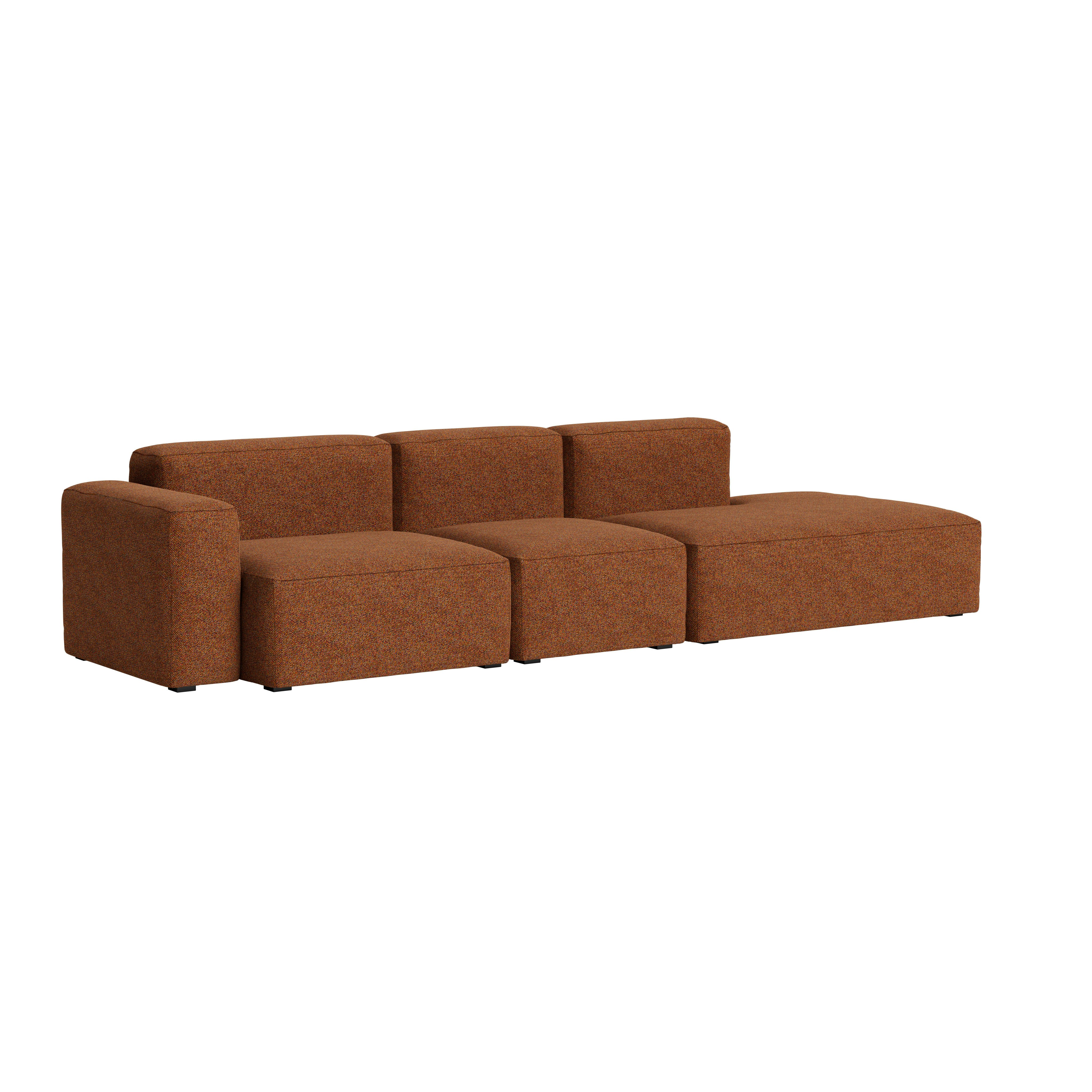 Mags SL One-Arm 3-Seat Sofa - Left, Loft, 500 Flame