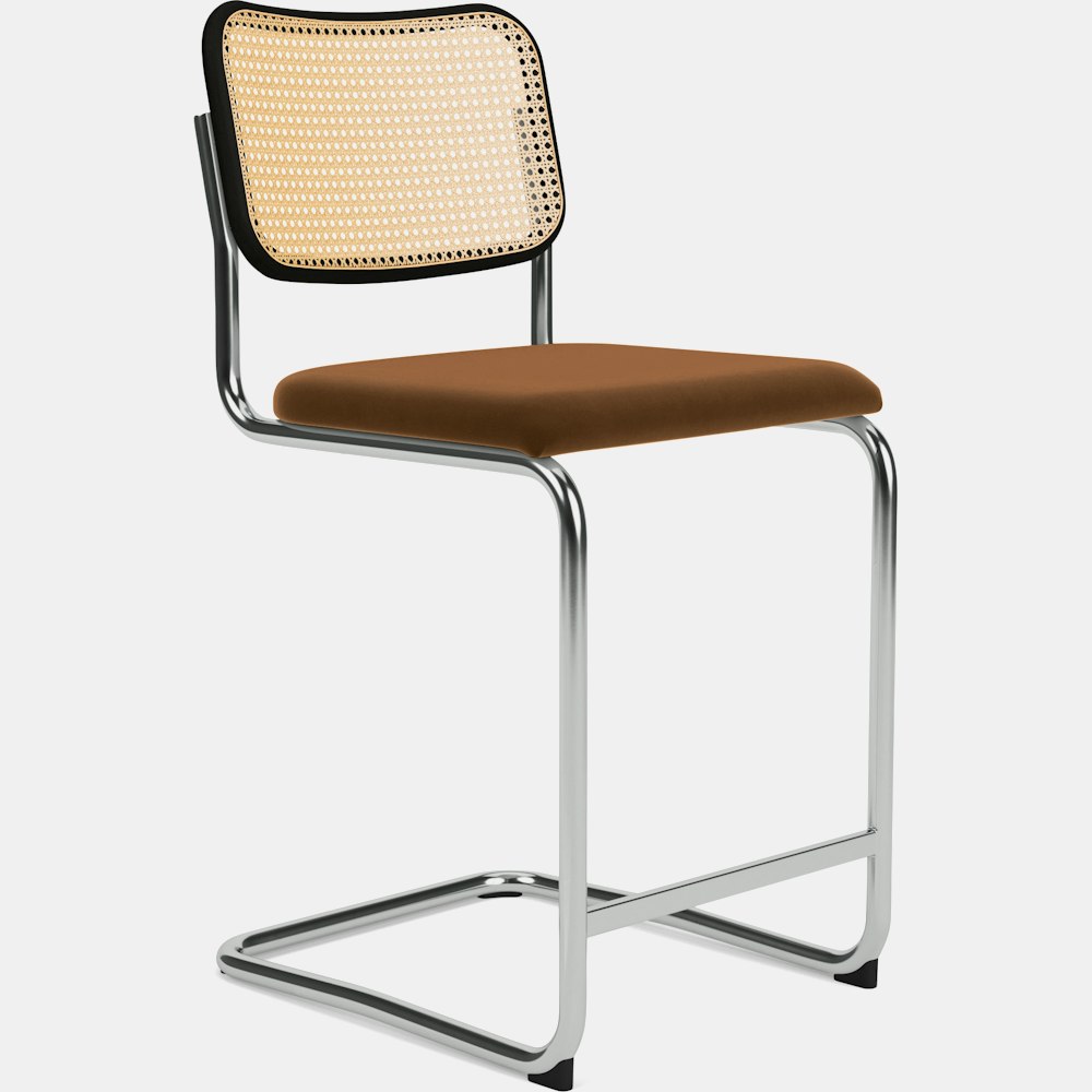 Cesca Stool With Upholstered Seat Pad – Design Within Reach