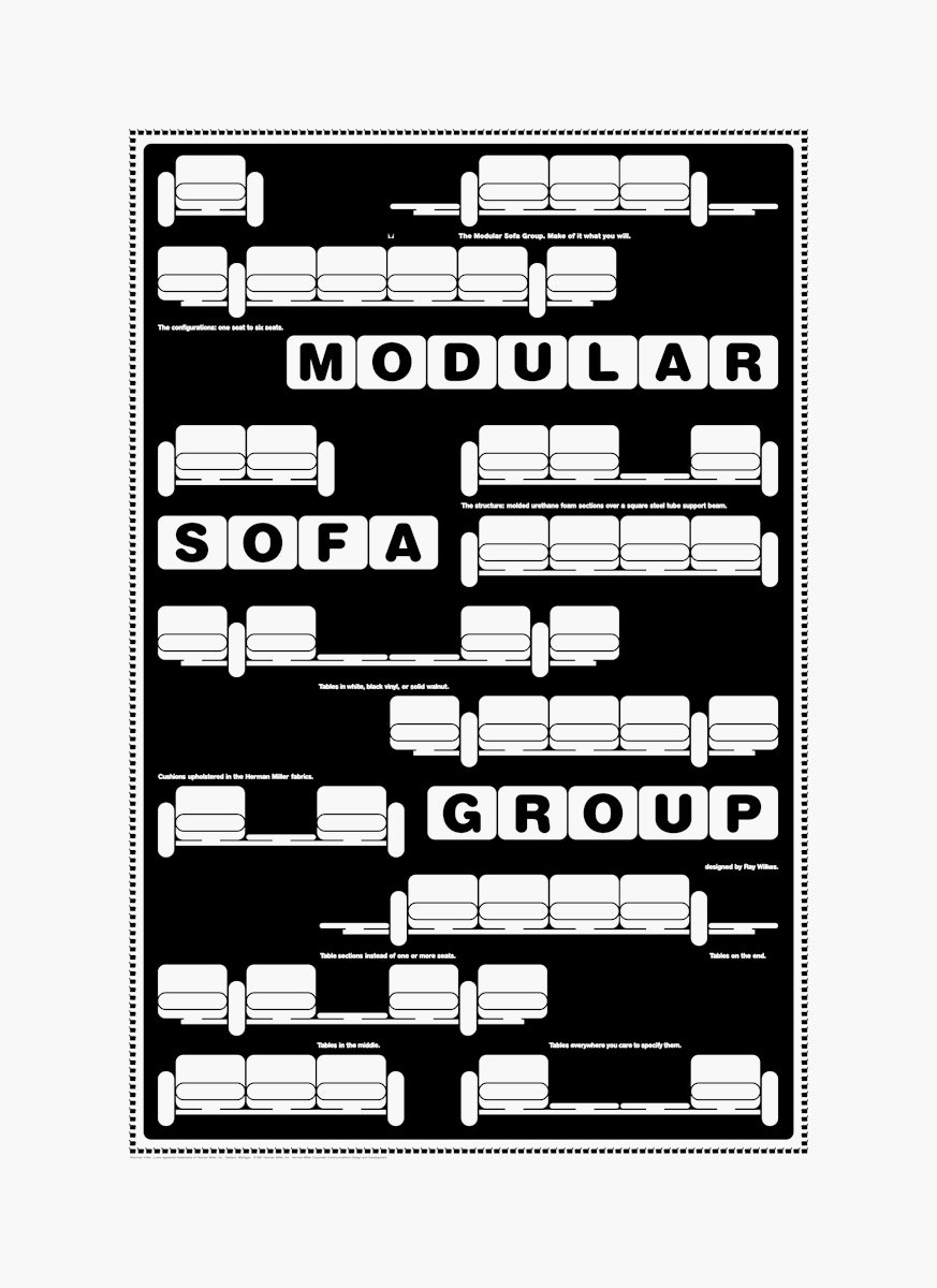 Wilkes Modular Sofa Group Unframed Poster