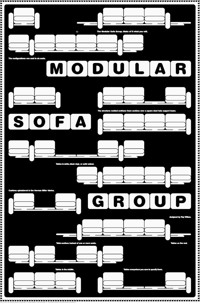 Modular Sofa Group By Barbara Loveland - Not Framed,  No Frame