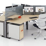 antenna workspaces 120 degree planning wokrsations open plan height-adjustable table