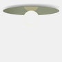 Bola Flush Mount - 18",  Green"