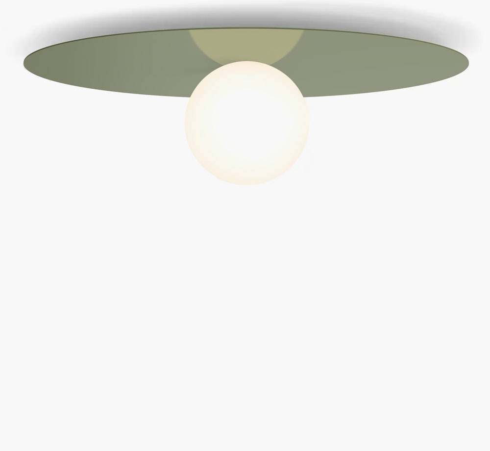 Bola Flush Mount - 18",  Green"