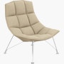Jehs and Laub Lounge Chair Jehs and Laub Lounge Chair, Fabric