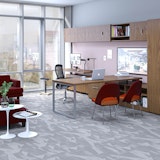 Reff Profiles Individual Private Office Private Office Reff Profiles Generation by Knoll Islands Collection by Knoll Saarinen Executive Chair Saarinen Side Table Jehs + Laub Lounge Chair Sapper Monitor Arm Fully Aleris Lighting Rockwell Unscripted Upholstered Cylinder