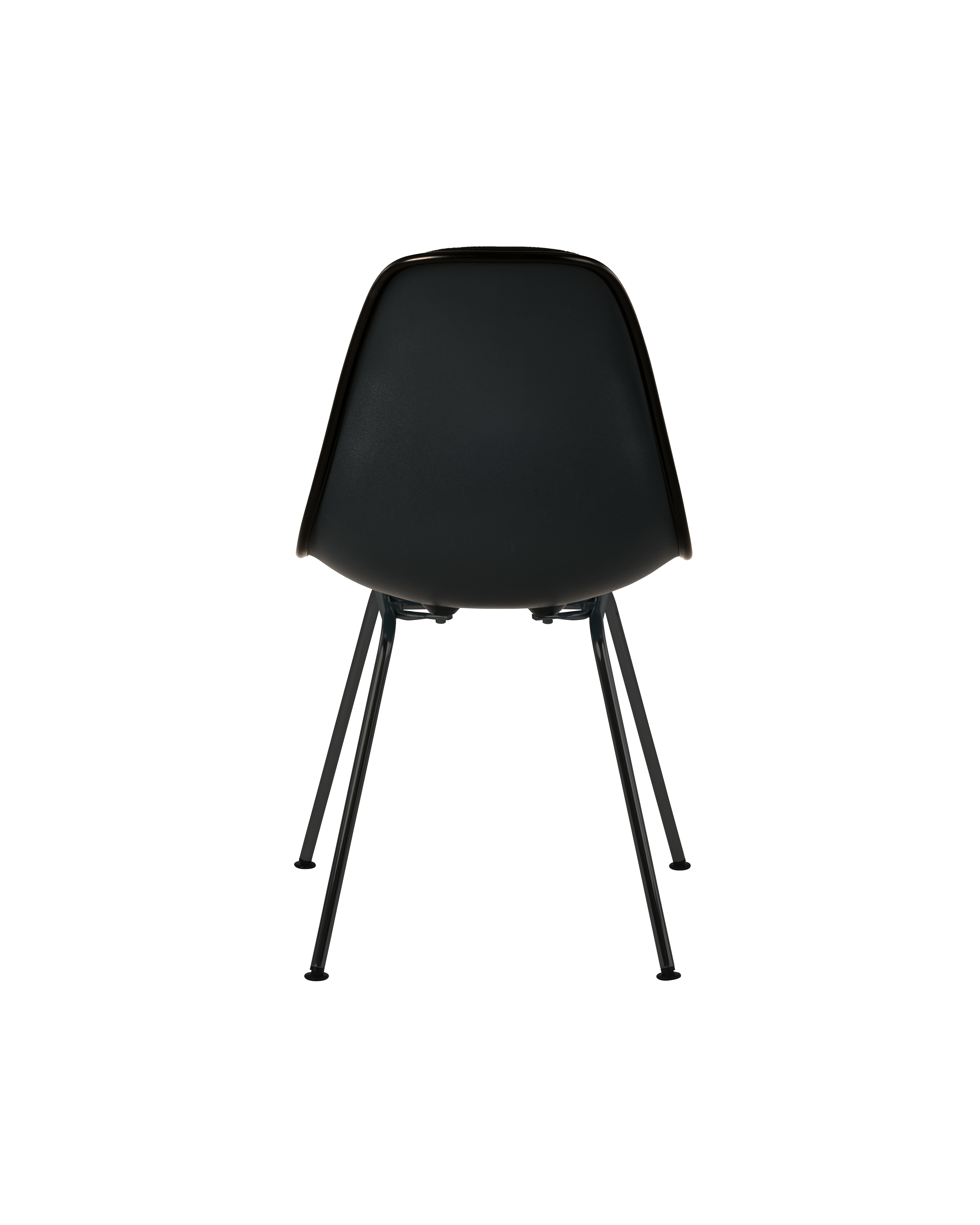 Eames Upholstered Molded Plastic Side Chair