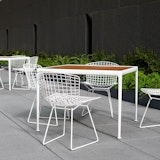 Bertoia Side Chair Richard Schultz 1966 Dining Barstool 1966 Dining Table outdoor community shared spaces