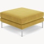 Divina Ottoman -  Knoll Velvet, Amarillo