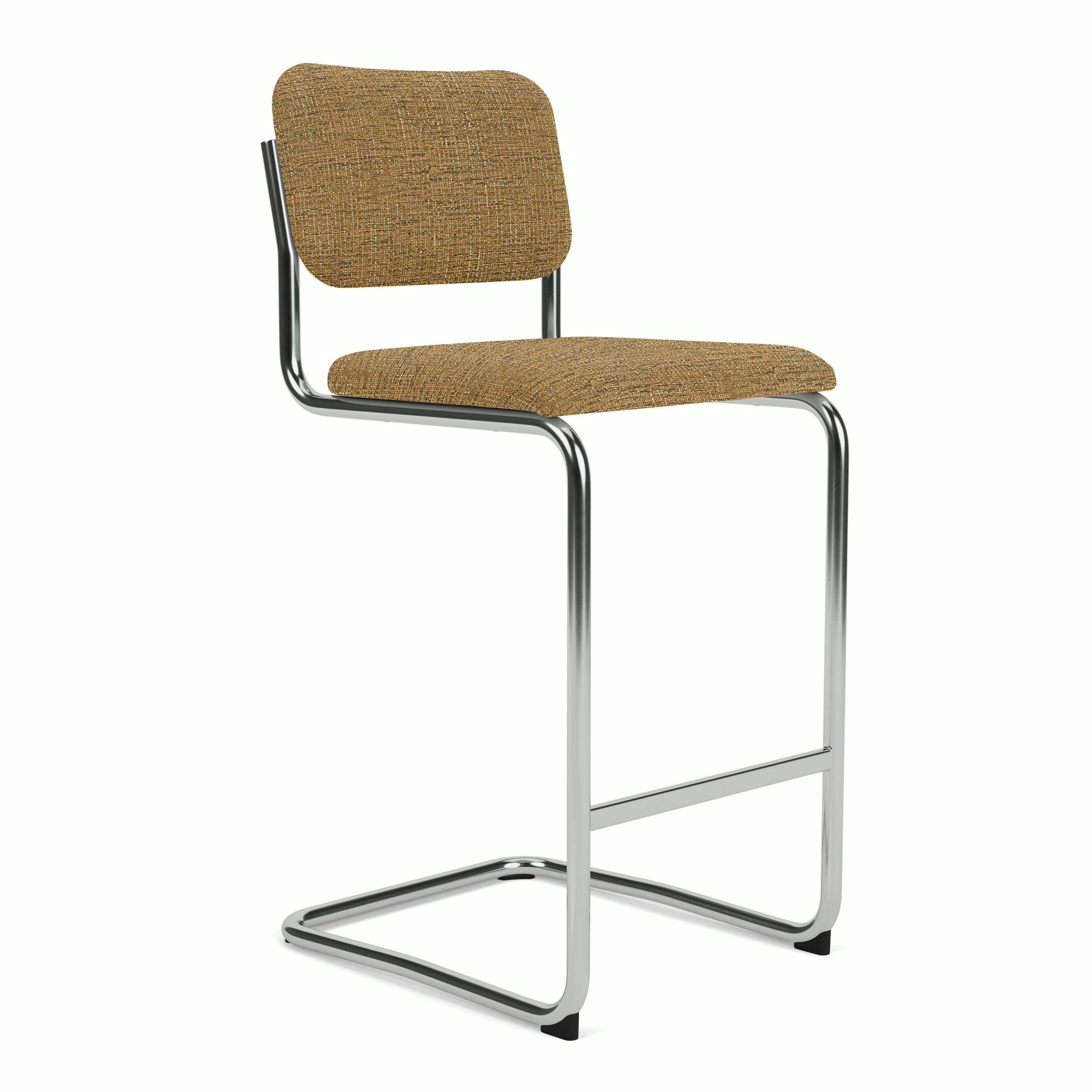 Cesca Upholstered Bar Height Stool