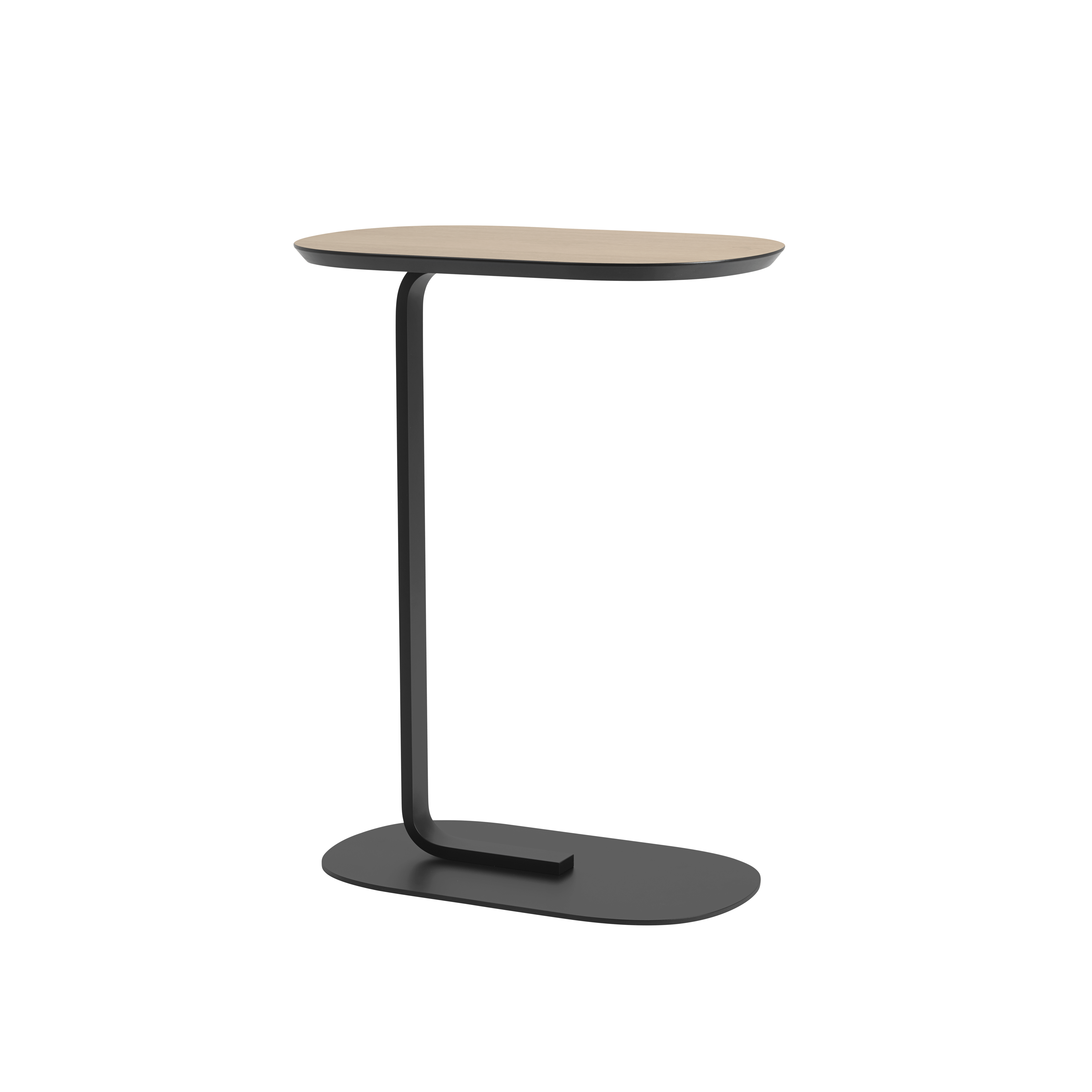 Relate Side Table, 29" - Oak/Black