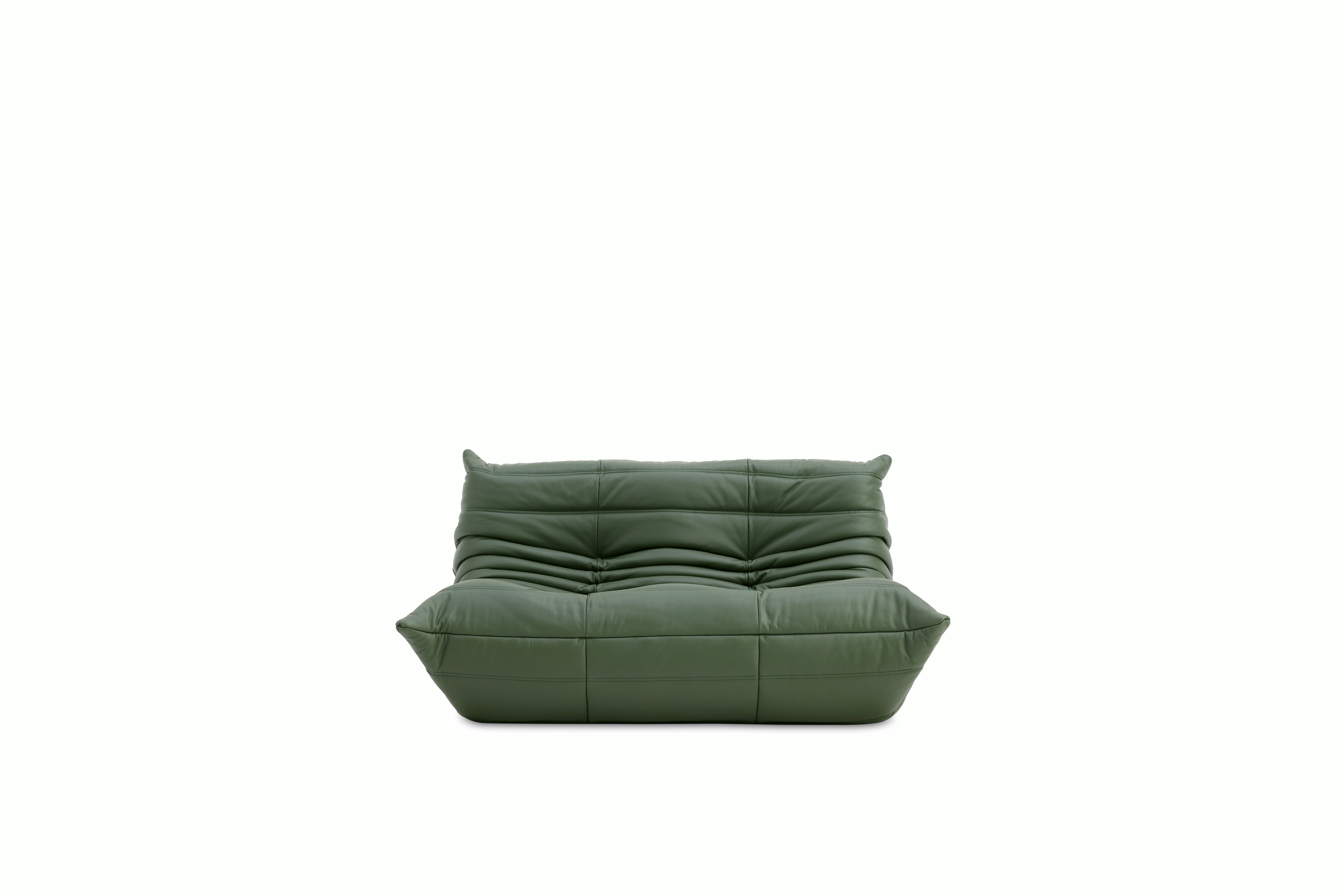 TOGO Loveseat - Opera Leather,  olive