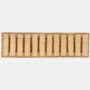 Brick Wool Moroccan Rug - Oat,  Runner