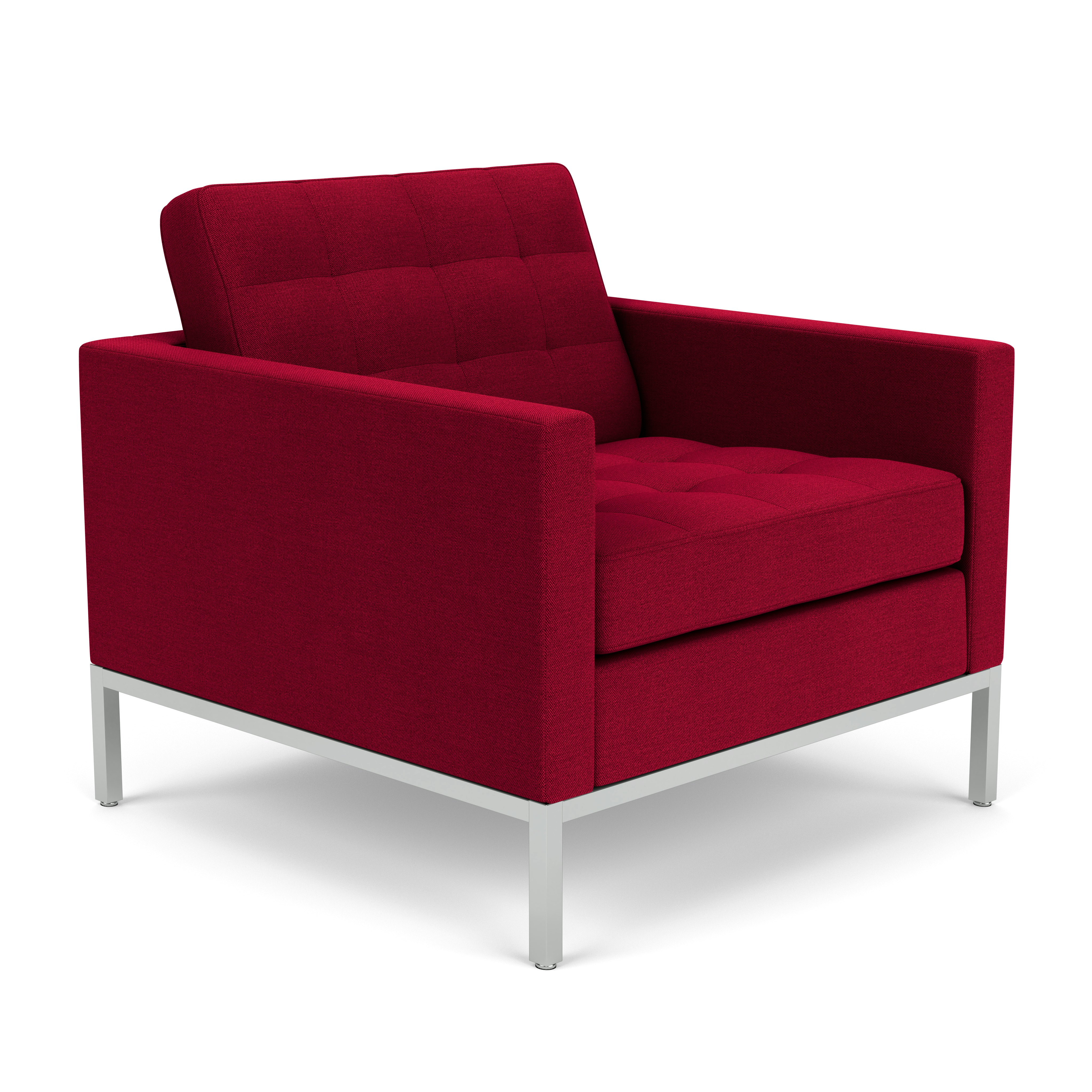 Florence Knoll Lounge Chair -  Hourglass, Flame