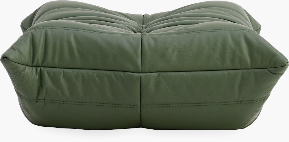 TOGO Ottoman - Opera Leather,  olive