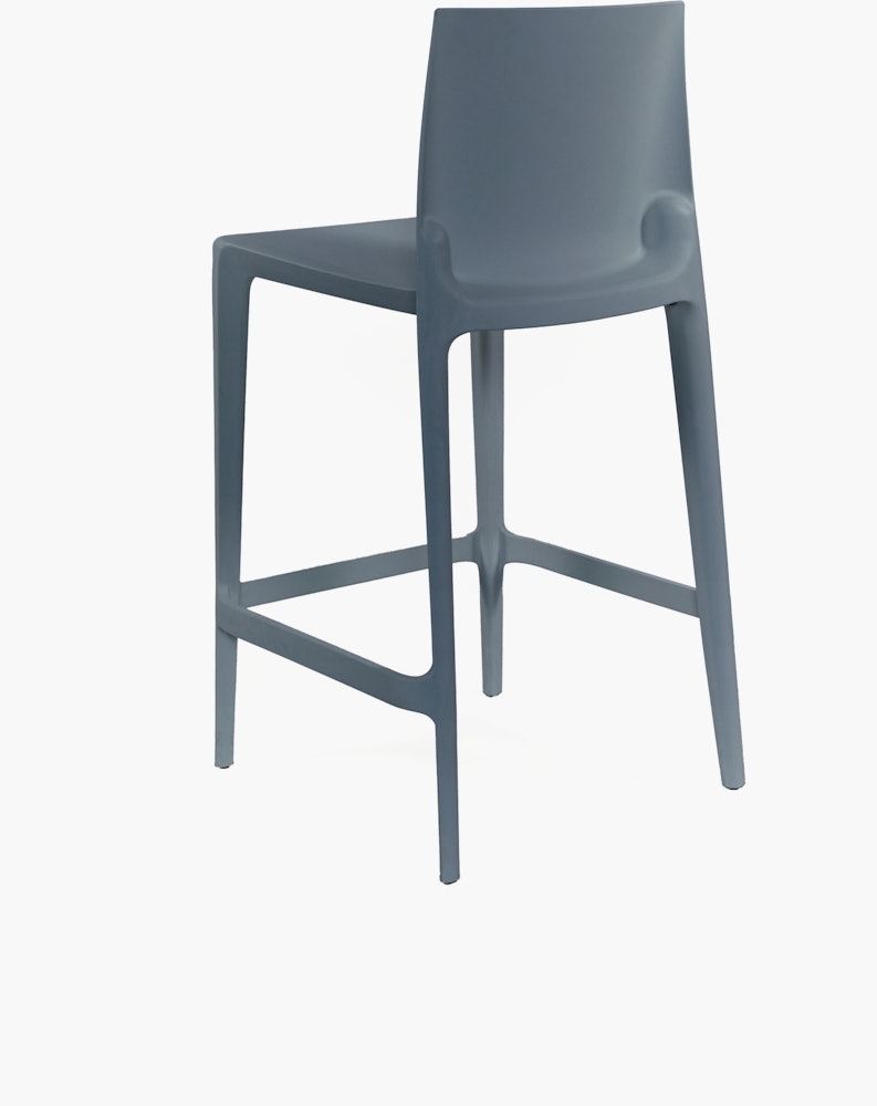 Bellini Stool - Set of 2 - Counter Height, Dark Grey