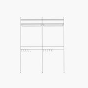 Deluxe/Purse and Shirt/Simple - 2 Bays - 32" Wide Shelves