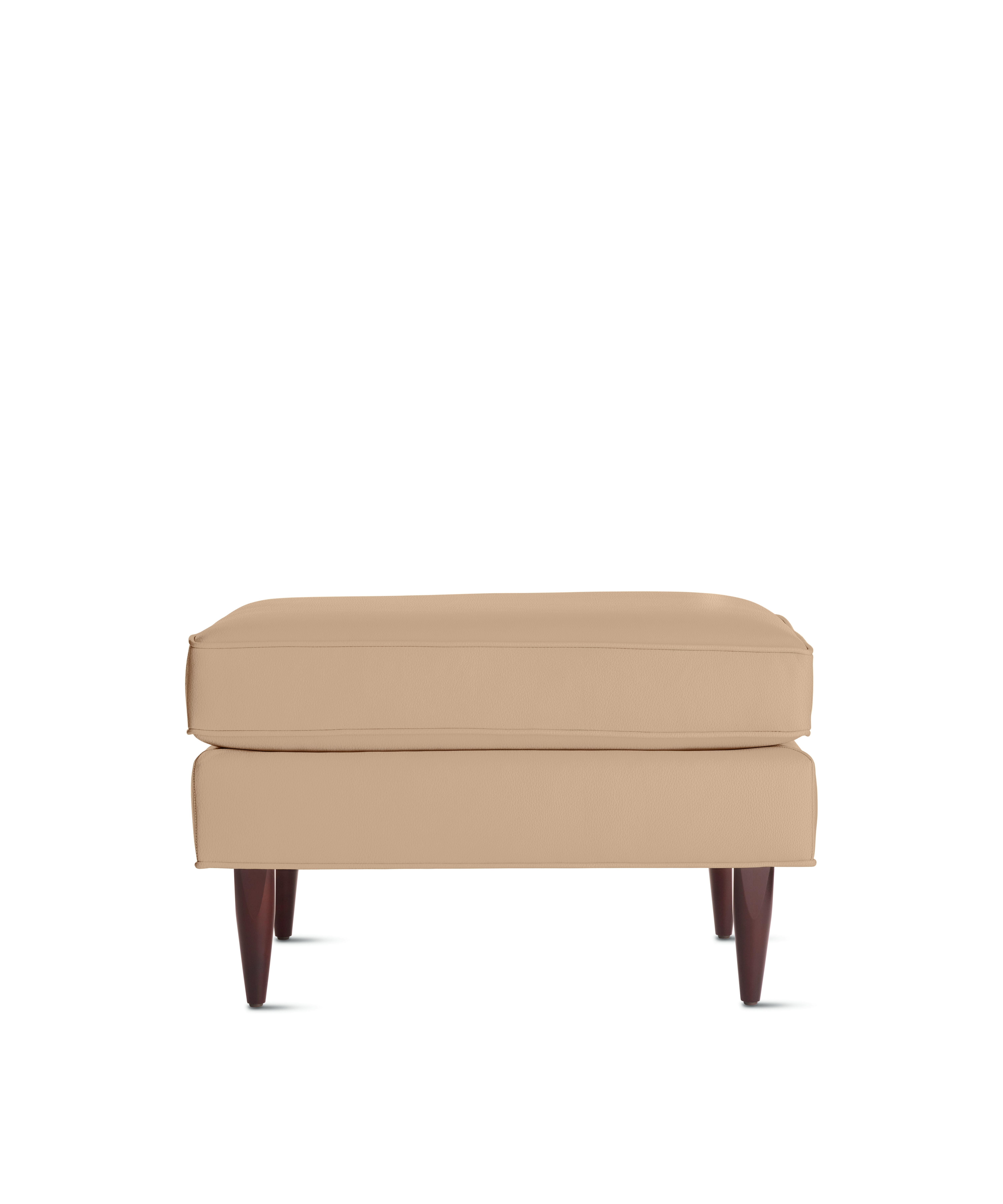 Bantam Ottoman, Leather