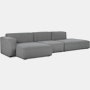 Mags Soft LOW Wide Sectional Chaise