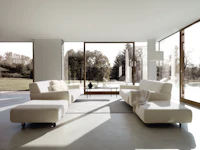 Knoll Cini Boeri Sofa and Ottoman