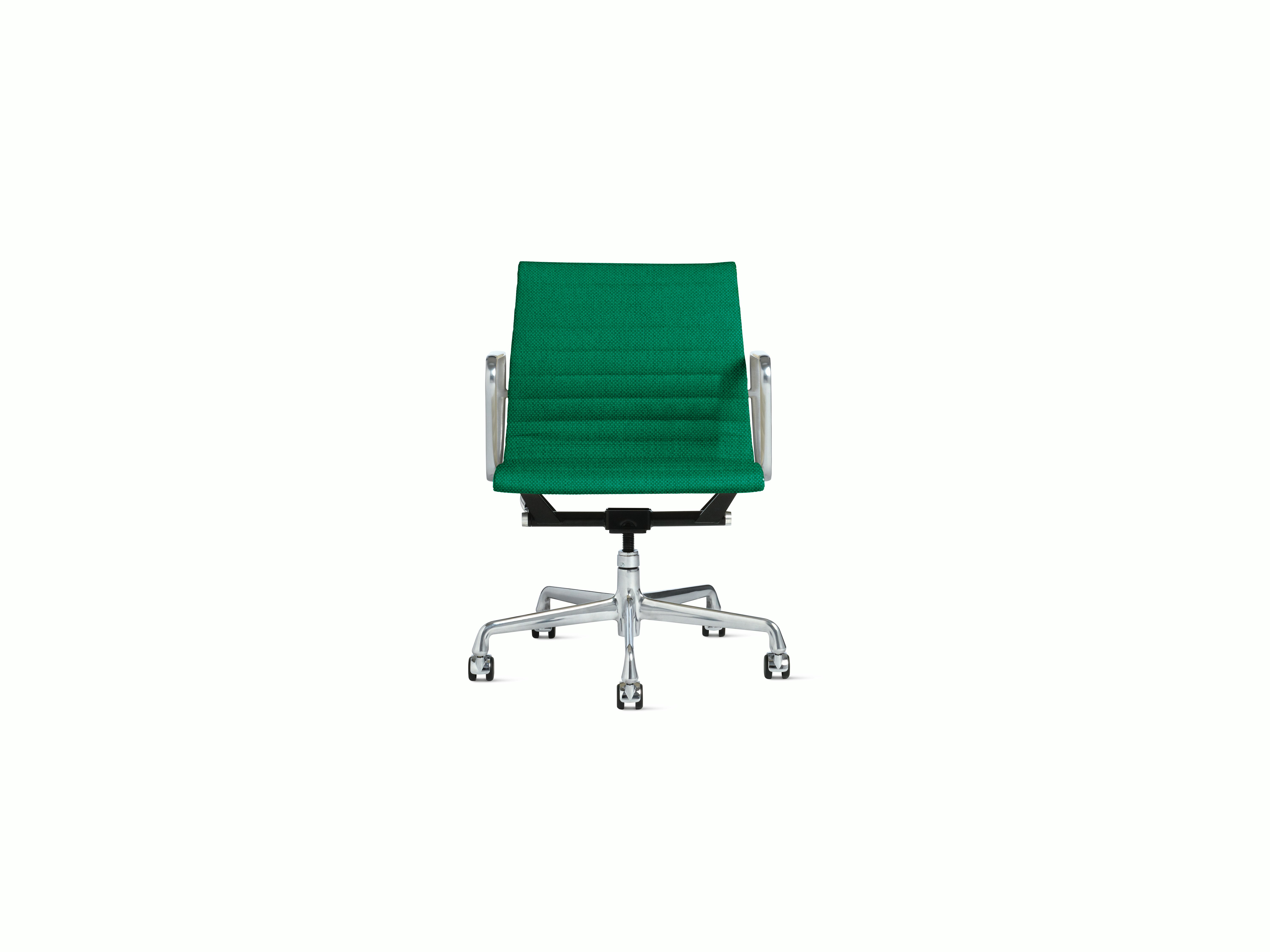 Eames Aluminum Managemement Chair in Mode Celtic,  Manual Lift